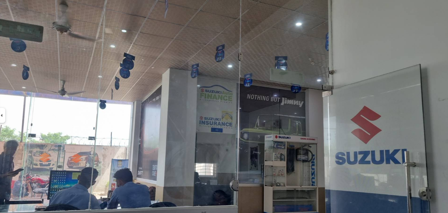 Suzuki showroom entrance